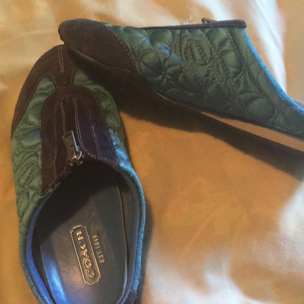Coach slide tennis shoes